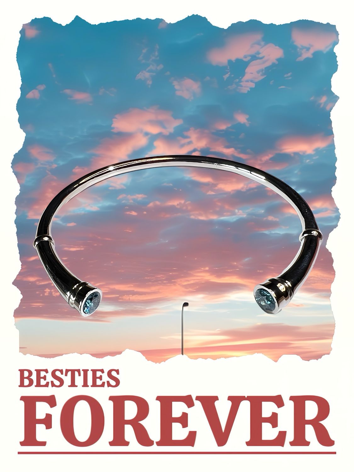 Cremation Bracelet 316l Stainless Steel With Blue Stone