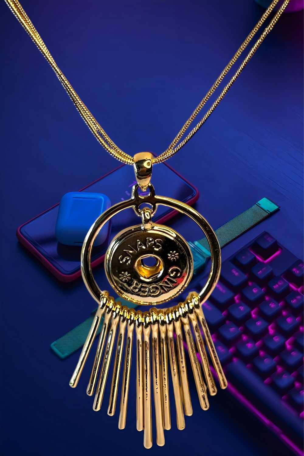 Ginger Snap Brand Tassel Gorgeous Necklace