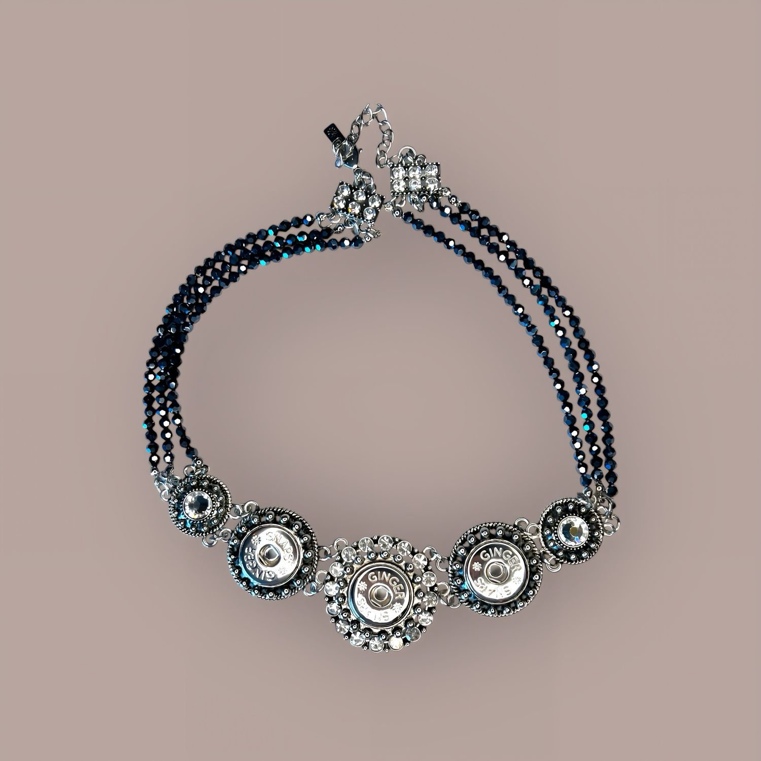 Ginger Snap High-End, Deep Purple Beads, Sophistication For Any Event