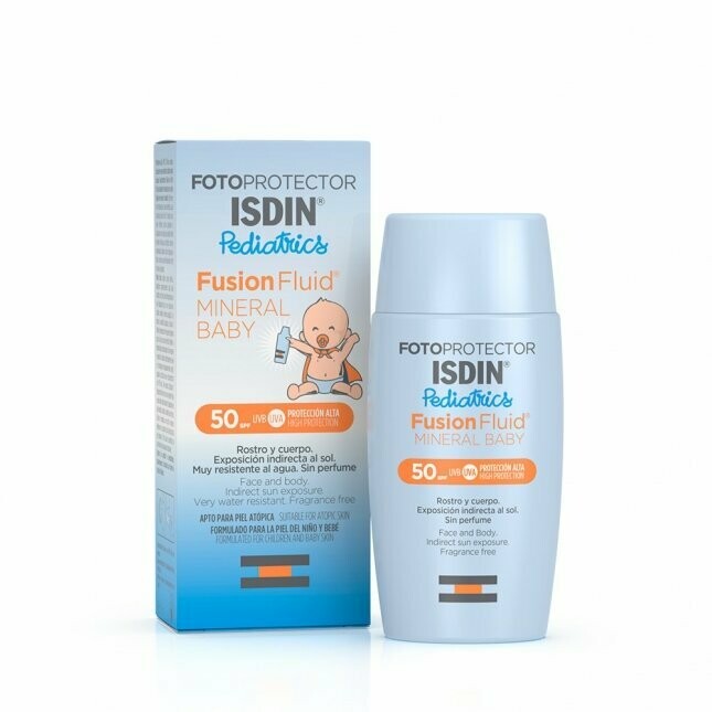 ISDIN PEDIATRICS FOTOPORTECTOR FUSION FLUID MINERAL BABY SPF 50