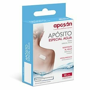 APÓSITO ESPECIAL AGUA 7,5 x 5 cm 10 UNIDADES