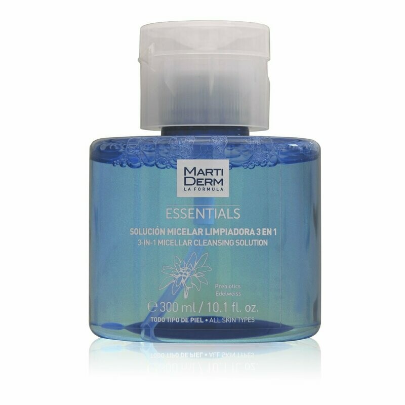 MARTIDERM ESSENTIALS SOLUCION MICELAR LIMPIADORA 3 EN 1