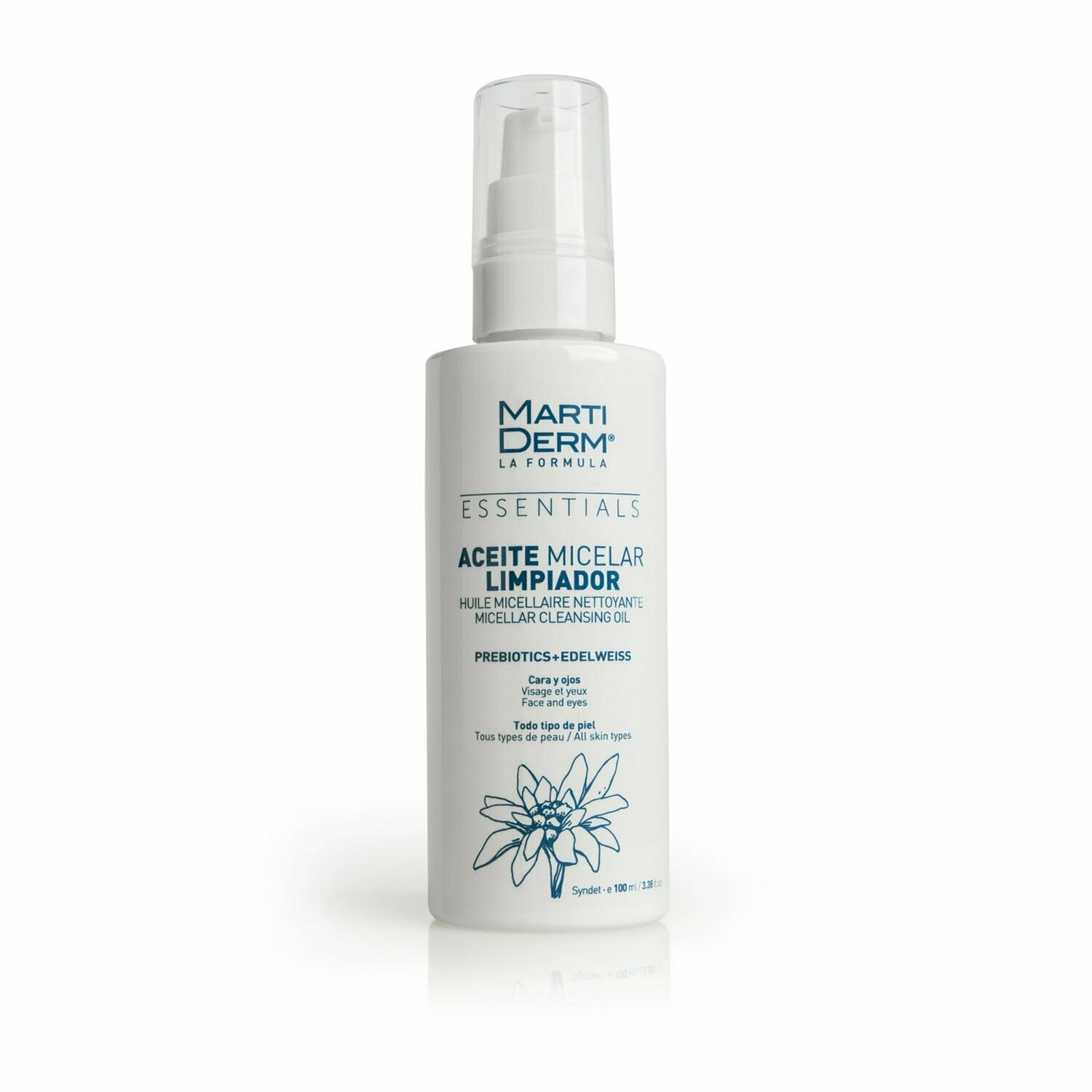 MARTIDERM ESSSENTIALS ACEITE MICELAR LIMPIADOR 100 ml