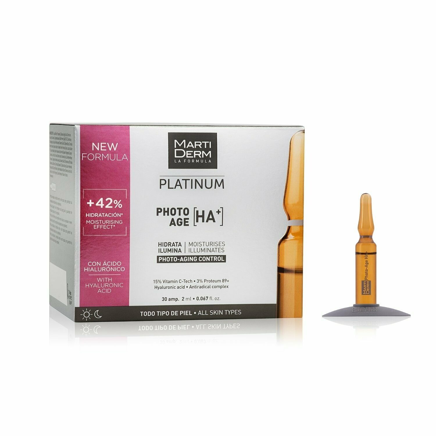 MARTIDERM PLATINUM PHOTO-AGE HA+ AMPOLLAS