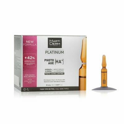 MARTIDERM PLATINUM PHOTO-AGE HA+ AMPOLLAS