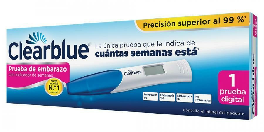 CLEARBLUE TEST EMBARAZO INDICADOR DE SEMANAS