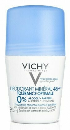 VICHY DESODORANTE ROLL ON MINERAL TOLERANCIA OPTIMA 48H
