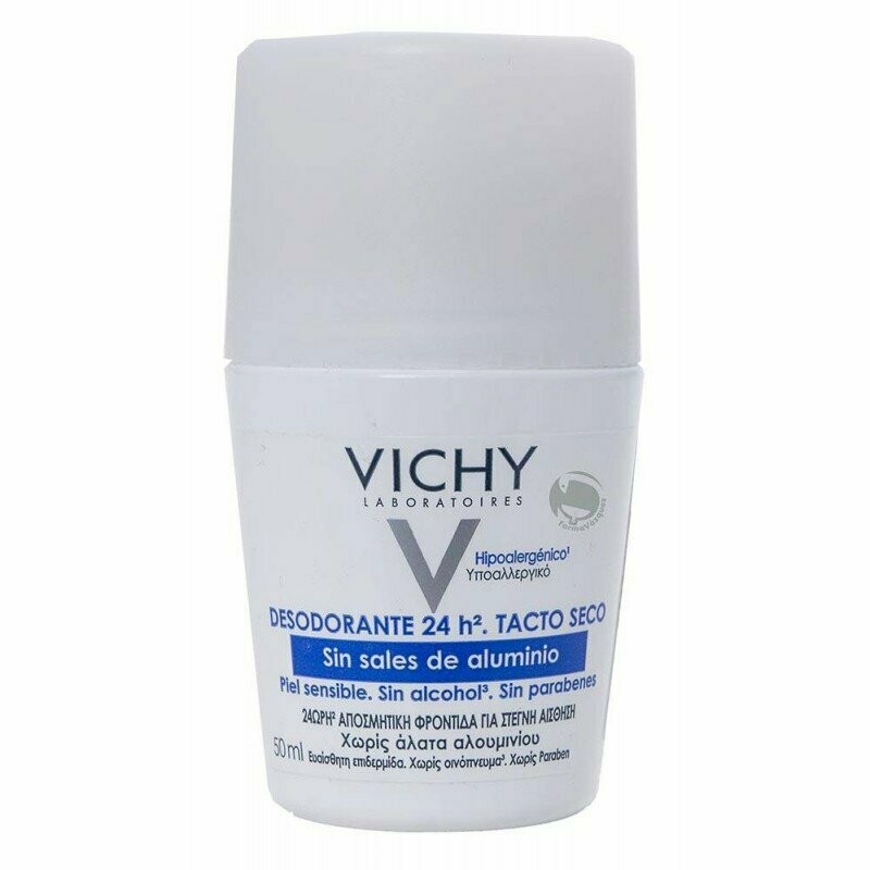 VICHY DESODORANTE ROLL ON 24H SIN SALES DE ALUMINIO