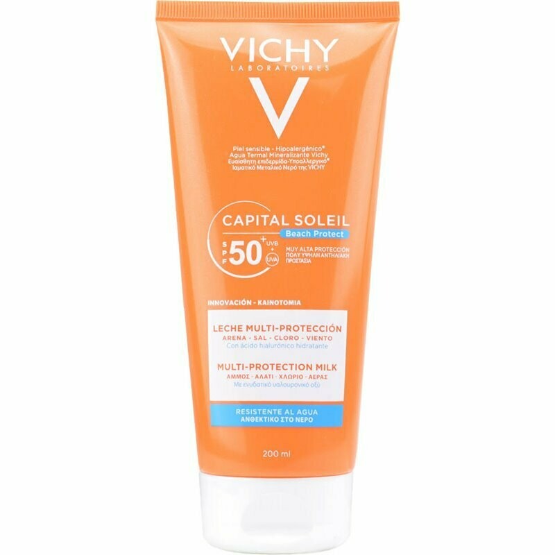 VICHY BEACH PROTECT LECHE SOLAR MULTIPROTECCION SPF 50+