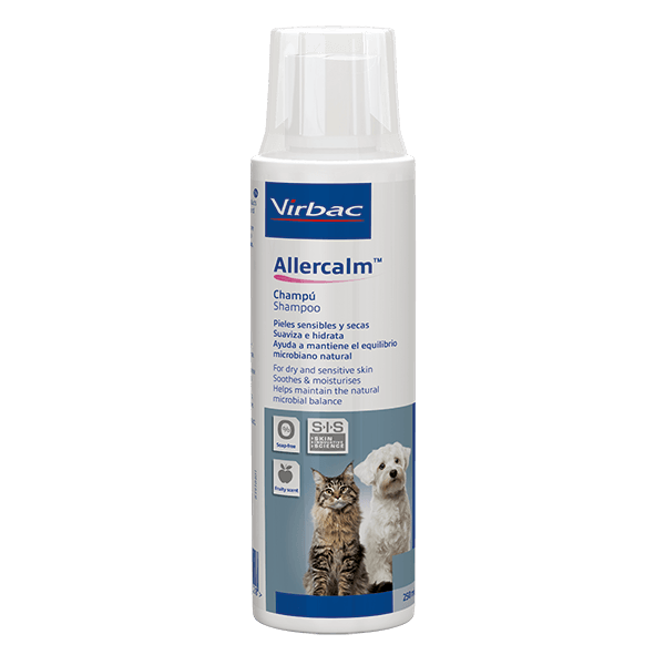 VIRBAC ALLERCALM CHAMPU PIELES SENSIBLES Y SECAS
