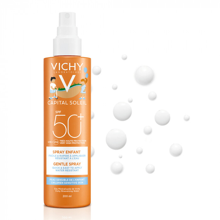 VICHY CAPITAL SOLEIL SPRAY SUAVE NIÑOS SPF 50+ 200 ml