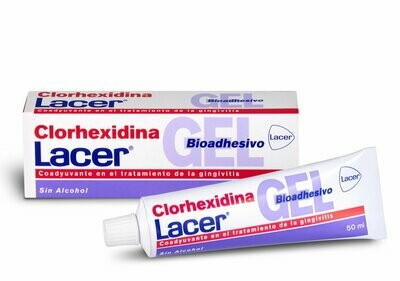 LACER CLORHEXIDINA GEL BIOADHESIVO GINGIVITIS Y PERIODONTITIS