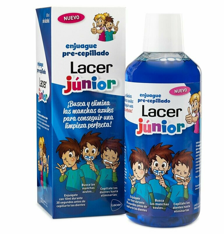 LACER JUNIOR ENJUAGUE PRE-CEPILLADO 500 ml