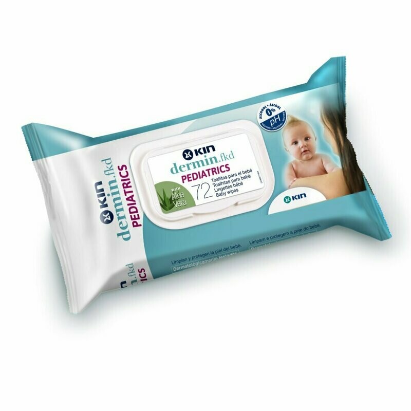 KIN TOALLITAS BEBE ALOE VERA SIN ALCOHOL