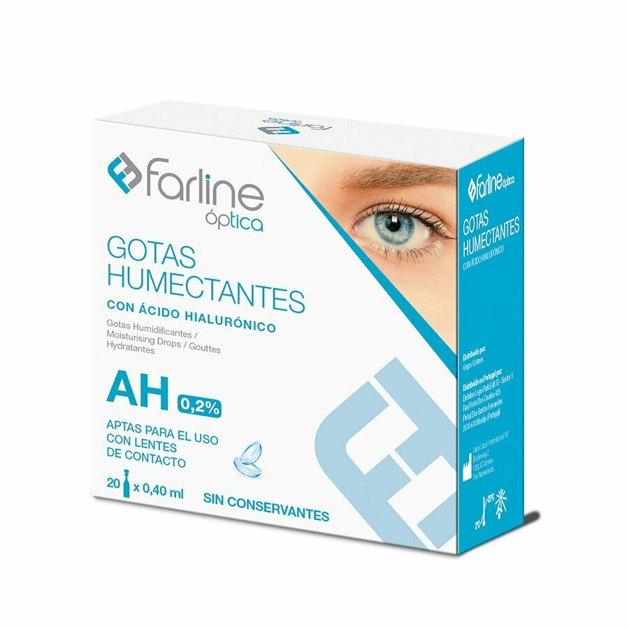 FARLINE COLIRIO HIDRATANTE 0,2% AH 20 MONODOSIS