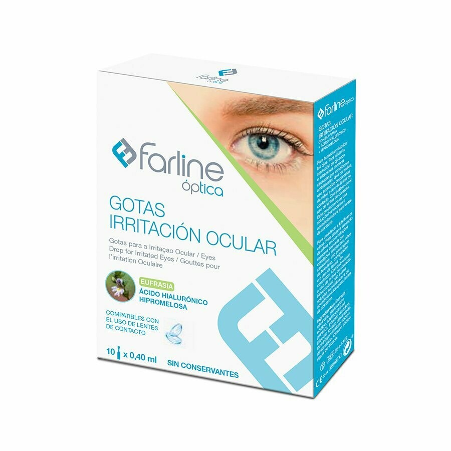 FARLINE COLIRIO IRRITACION EUFRASIA + AH 10 MONODOSIS