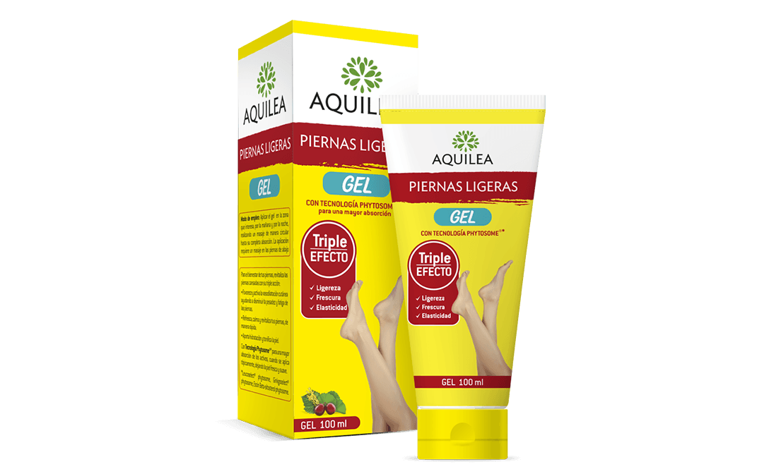 AQUILEA PIERNAS LIGERAS GEL PIERNAS CANSADAS TRIPLE EFECTO 100 ML
