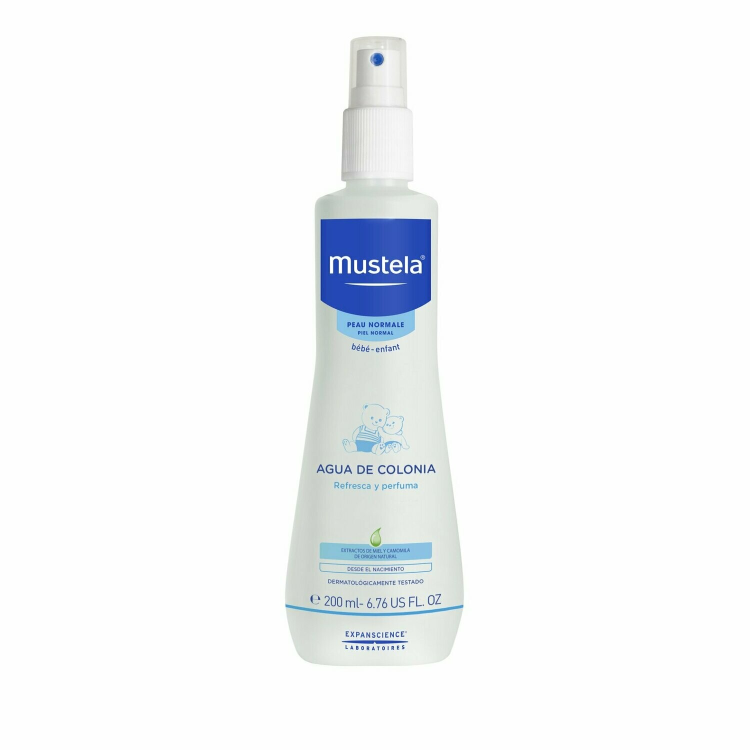 MUSTELA AGUA DE COLONIA SIN ALCOHOL BEBES Y NIÑOS 200 ML