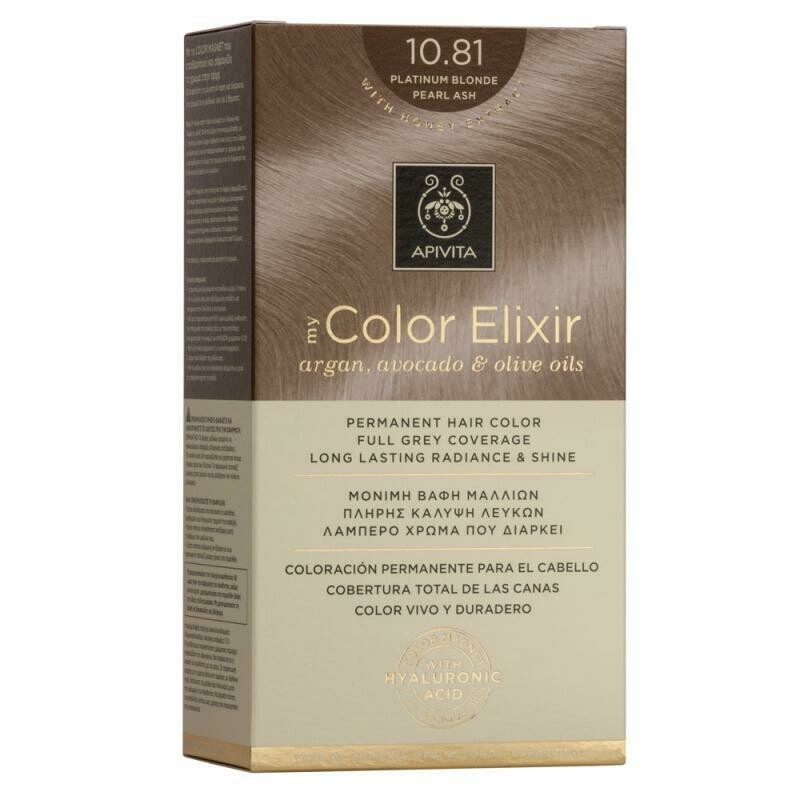 APIVITA MY COLOR ELIXIR TINTE Nº 10,81 RUBIO PLATINO CENIZA PERLADO