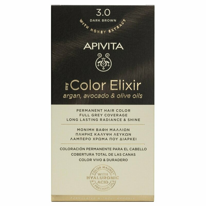 APIVITA MY COLOUR ELIXIR TINTE Nº3 CASTAÑO OSCURO