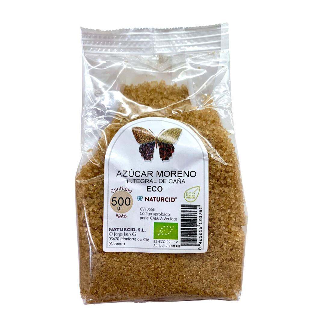 AZUCAR MORENO INTEGRAL DE CAÑA ECOLOGICO 500 GR