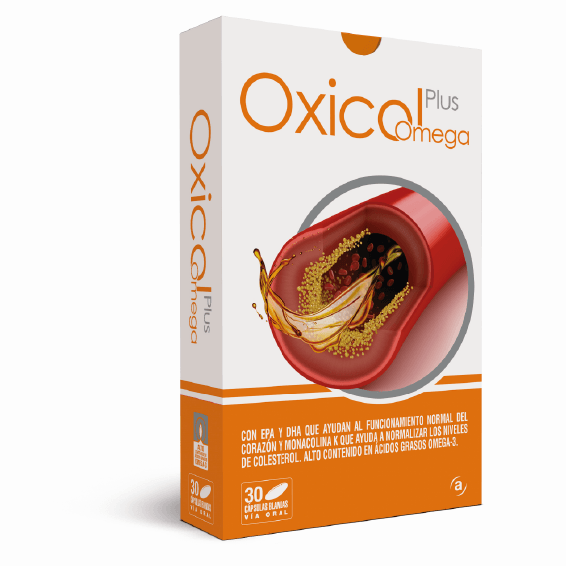 OXICOL PLUS OMEGA CONTROL COLESTEROL Y TRIGLICERIDOS 30 CAPSULAS