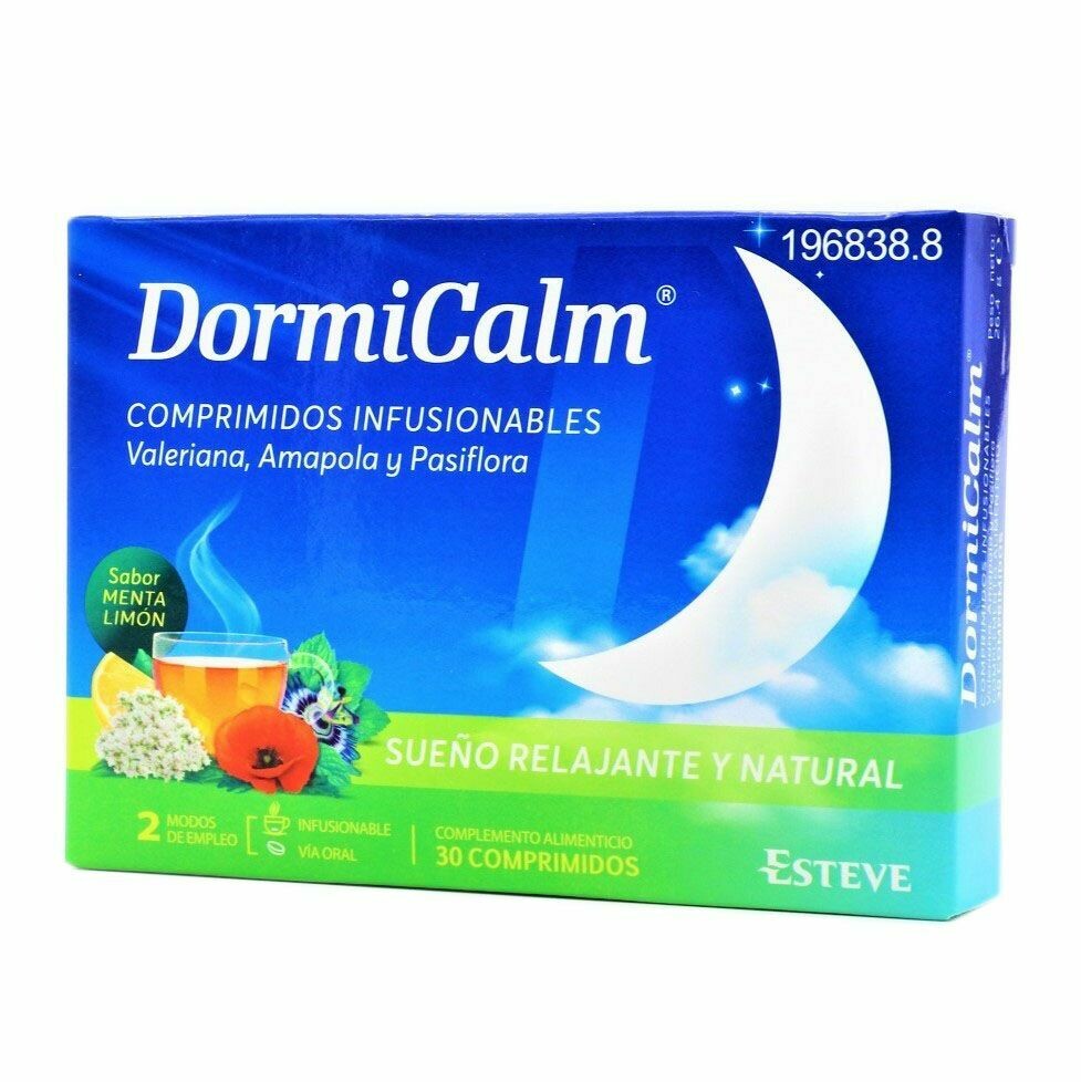 DORMICALM 30 COMPRIMIDOS INFUSIONABLES RELAJANTES