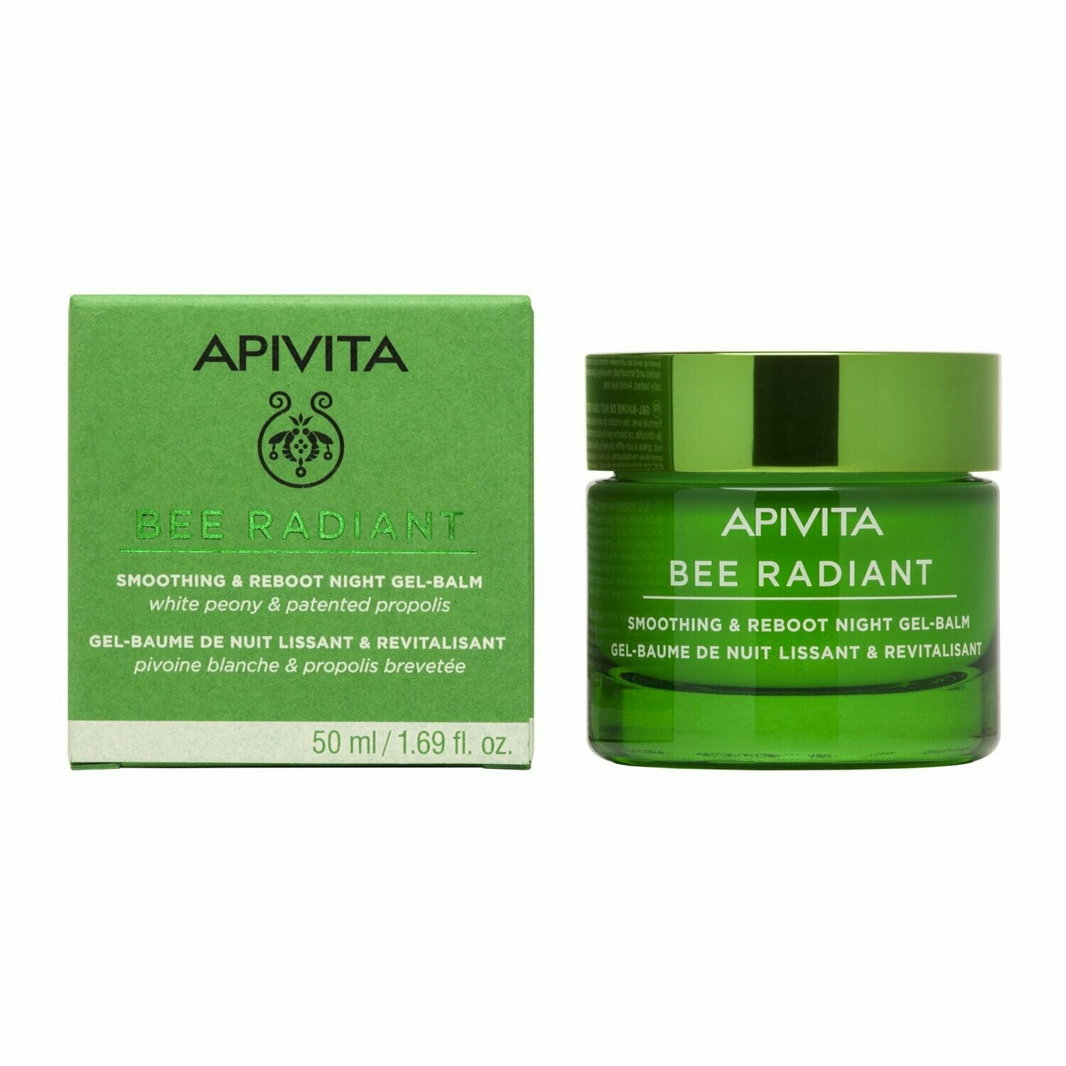 APIVITA BEE RADIANT GEL BALSAMO DE NOCHE ALISA Y RESTAURA LA PIEL