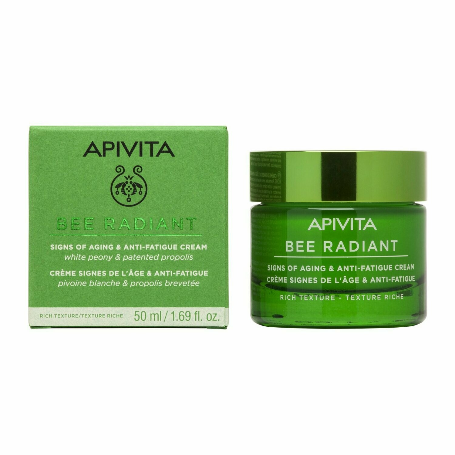 APIVITA BEE RADIANT CREMA SIGNOS EDAD & ANTIFATIGA TEXTURA RICA