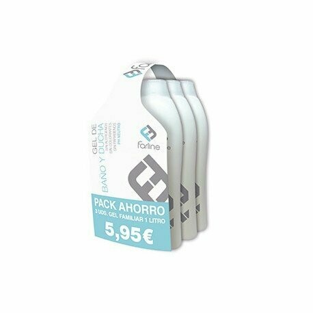 FARLINE TRIPLO GEL DE BAÑO FAMILIAR PACK AHORRO