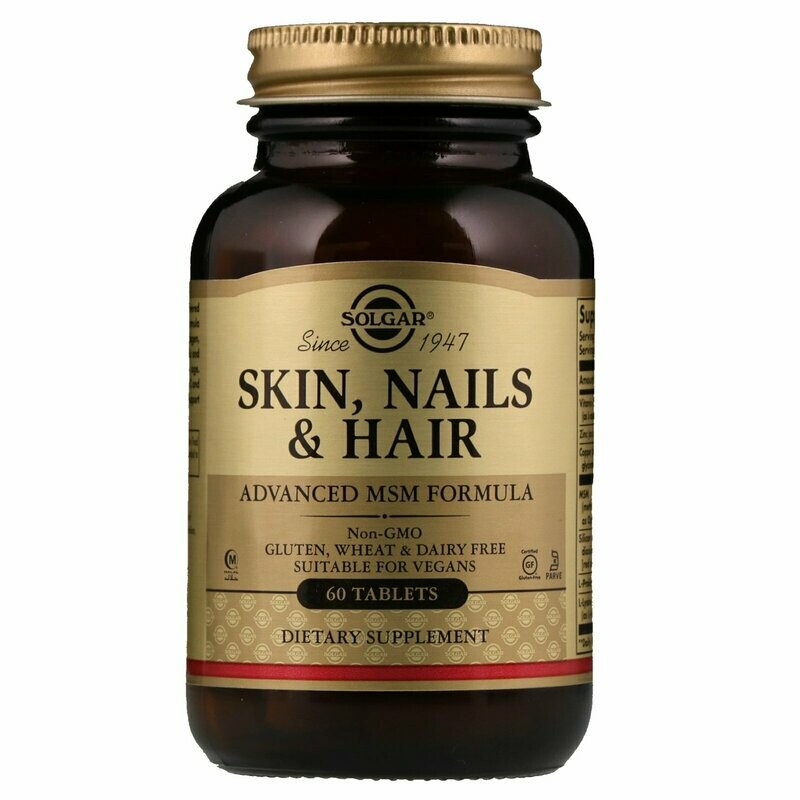 SOLGAR SKIN NAILS & HAIR FORMULA 60 COMPRIMIDOS SOLGAR SKIN NAILS & HAIR FORMULA 60 COMPRIMIDOS