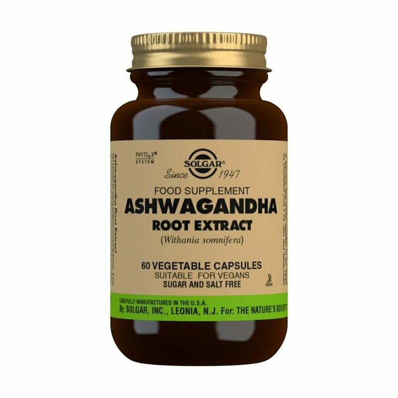 SOLGAR ASHWAGANDHA 60 CAPSULAS SOLGAR ASHWAGANDHA 60 CAPSULAS