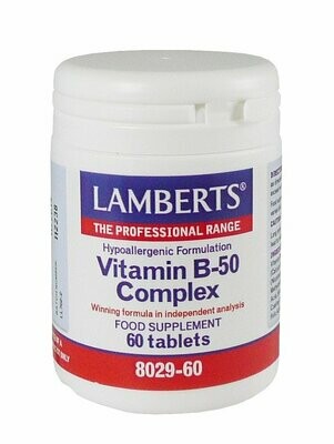 LAMBERTS VITAMIN B-50 COMPLEX 60 COMPRIMIDOS