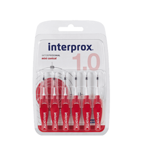 INTERPROX MINI CONICAL CEPILLOS INTERDENTALES 1.0 mm INTERPROX MINI CONICAL CEPILLOS INTERDENTALES 1.0 mm