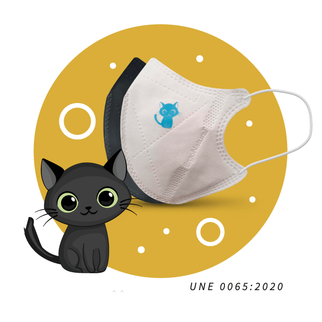MASCARILLAS INFANTILES REUTILIZABLES ERGONATURAL 2 UNIDADES