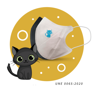 MASCARILLAS INFANTILES REUTILIZABLES ERGONATURAL 2 UNIDADES