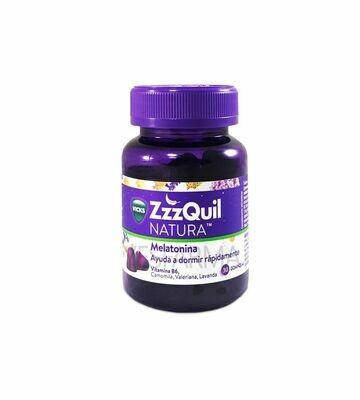 ZZZQUIL NATURA MELATONINA 30 GOMINOLAS ZZZQUIL NATURA MELATONINA 30 GOMINOLAS