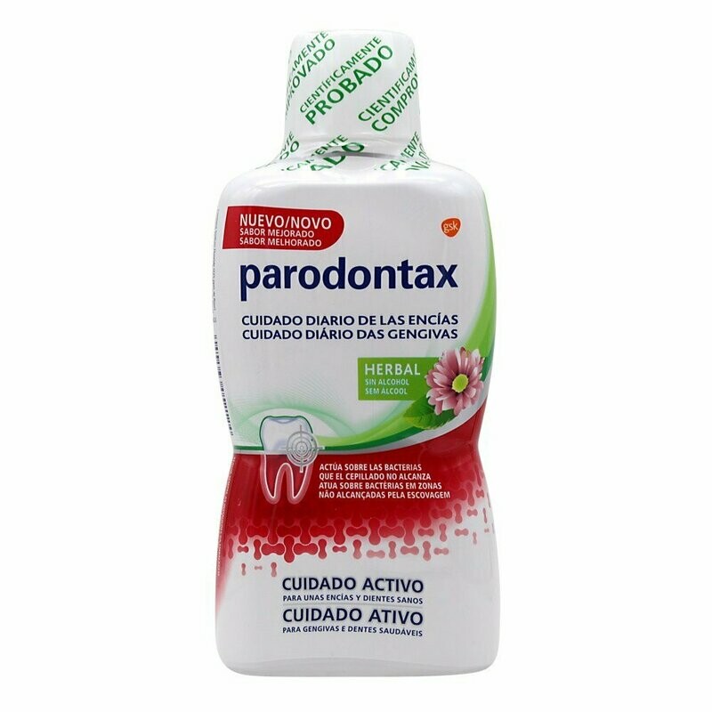PARODONTAX COLUTORIO HERBAL ENCIAS DIARIO 500 ML PARODONTAX COLUTORIO HERBAL ENCIAS DIARIO 500 ML