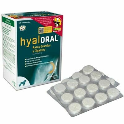 HYALORAL CONDROPROTECTOR RAZAS GRANDES PROBLEMAS ARTICULARES 120 comprimidos