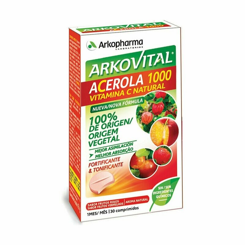 ARKOVITAL ACEROLA 1000 VIT C 30 COMPRIMIDOS ARKOVITAL ACEROLA 1000 VIT C 30 COMPRIMIDOS