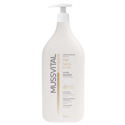 MUSSVITAL DERMACTIVE LOCION EMOLIENTE PIEL SECA 1 LITRO MUSSVITAL DERMACTIVE LOCION EMOLIENTE PIEL SECA 1 LITRO
