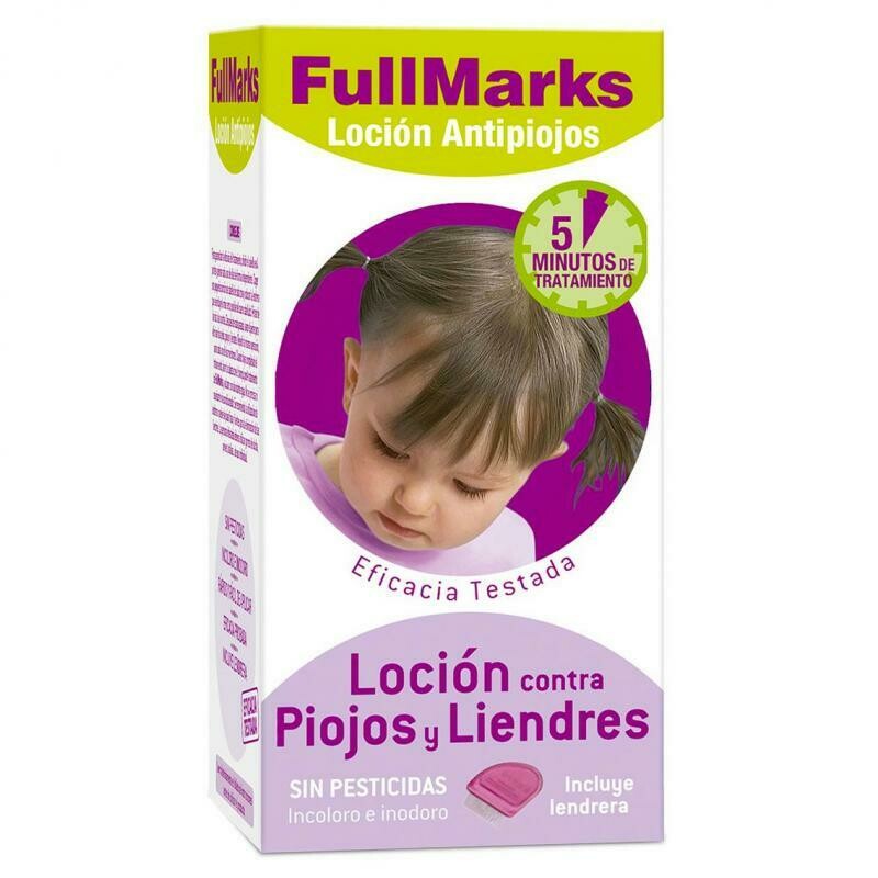 FULLMARKS LOCION ANTIPIOJOS Y LIENDRES CON LIENDRERA