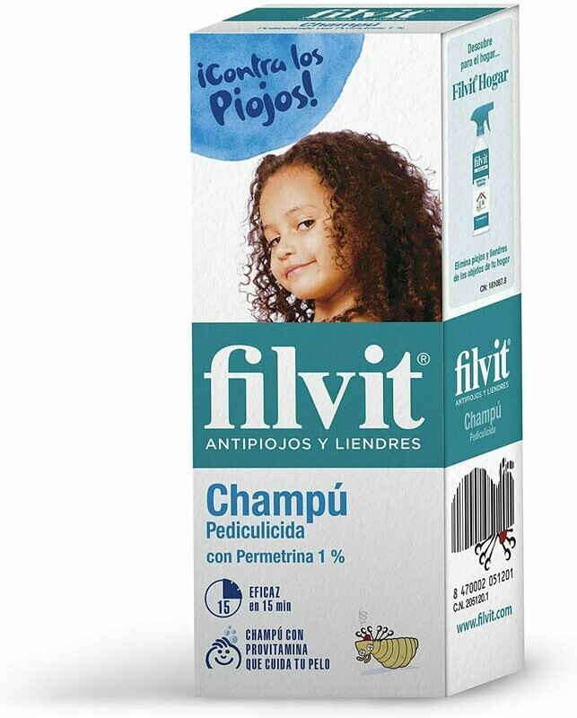 FILVIT CHAMPU ANTIPIOJOS Y LIENDRES
