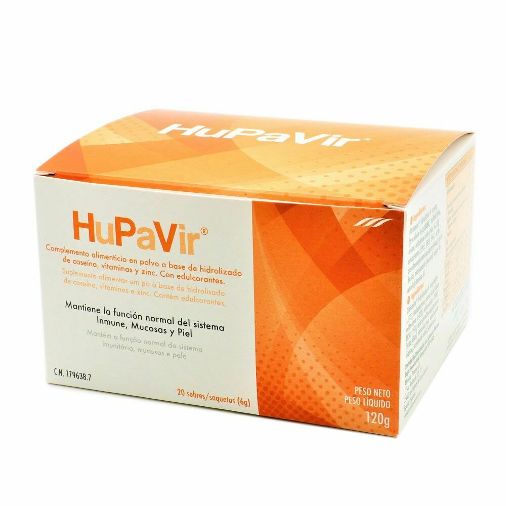 HUPAVIR 20 SOBRES SISTEMA INMUNE PARA VPH