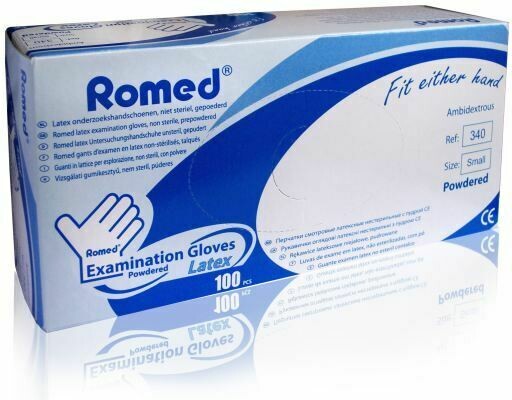 GUANTES LATEX  100 UNIDADES