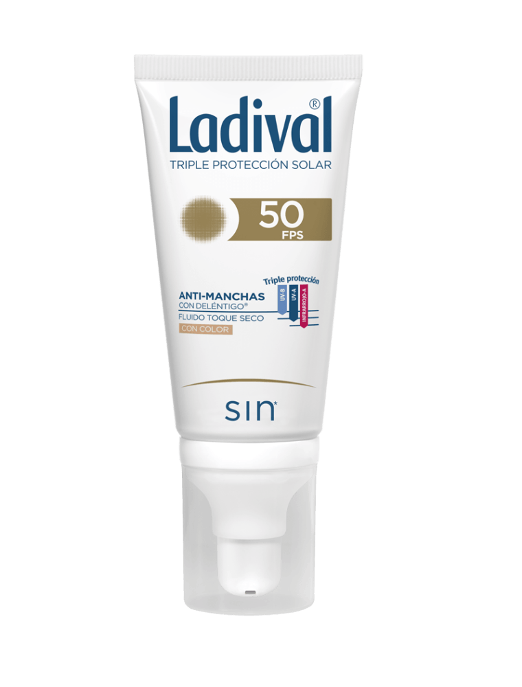 LADIVAL ANTI-MANCHAS FLUIDO TOQUE SECO CON COLOR 50 SPF