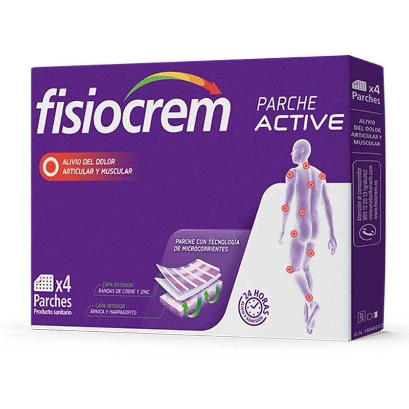 FISIOCREM PARCHES ACTIVE 4 PARCHES