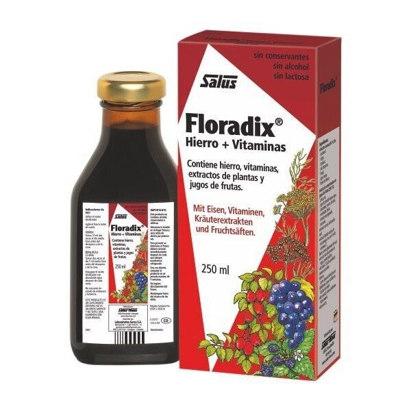 FLORADIX JARABE HIERRO + VITAMINAS 250 ML FLORADIX JARABE HIERRO + VITAMINAS 250 ML