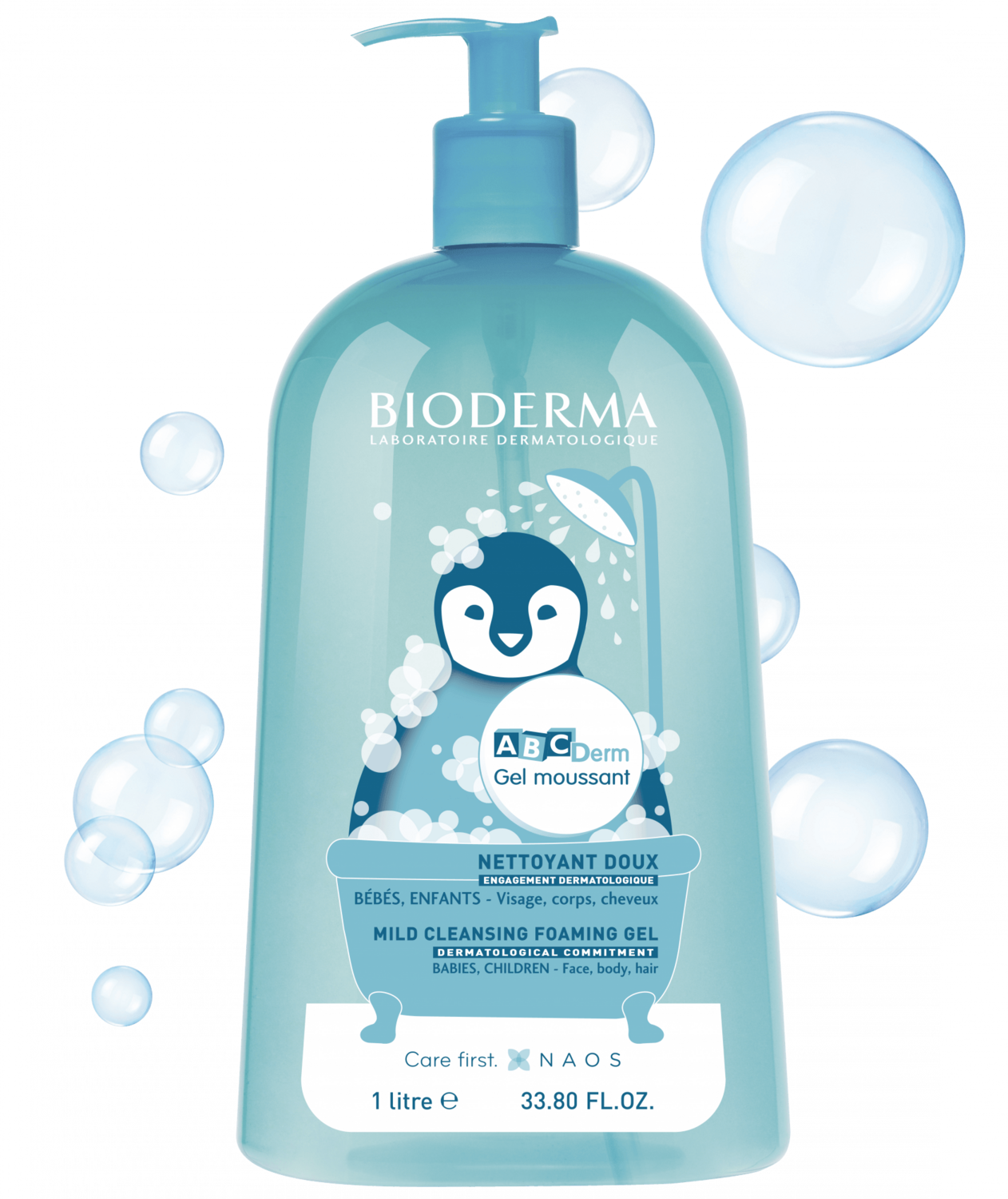 BIODERMA ABCDERM GEL MOUSSANT 1 LITRO
