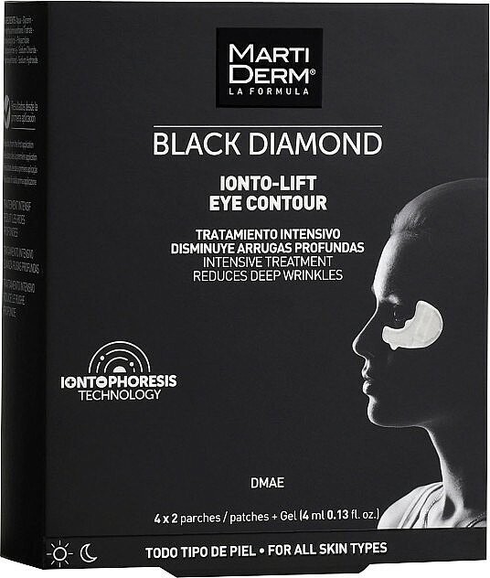 MARTIDERM BLACK DIAMOND IONTO LIFT EYE CONTOUR (4 X 2 PARCHES + GEL)